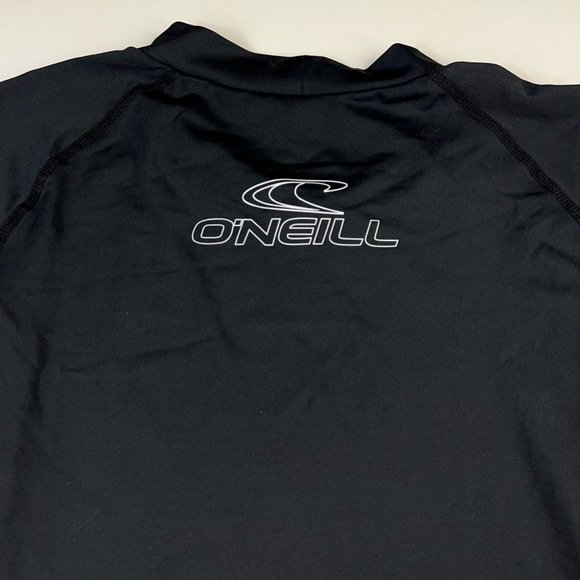 O'Neill Mens 50+ Rash Guard Black Stretch Long Sleeve Performance Fit XXL New - Picture 5 of 11